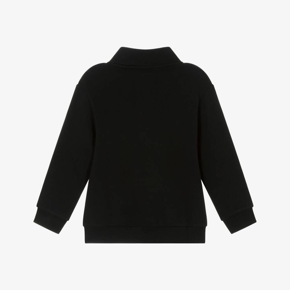 NAME IT-Black 1/4 Zip Sweatshirt | Childrensalon Outlet