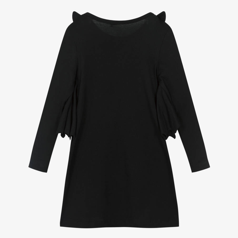 NAME IT-Black Bat Wing Dress | Childrensalon Outlet