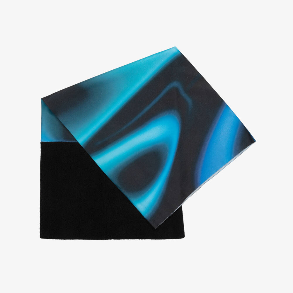 NAME IT-Black Fleece & Blue Jersey Multipurpose Snood | Childrensalon Outlet