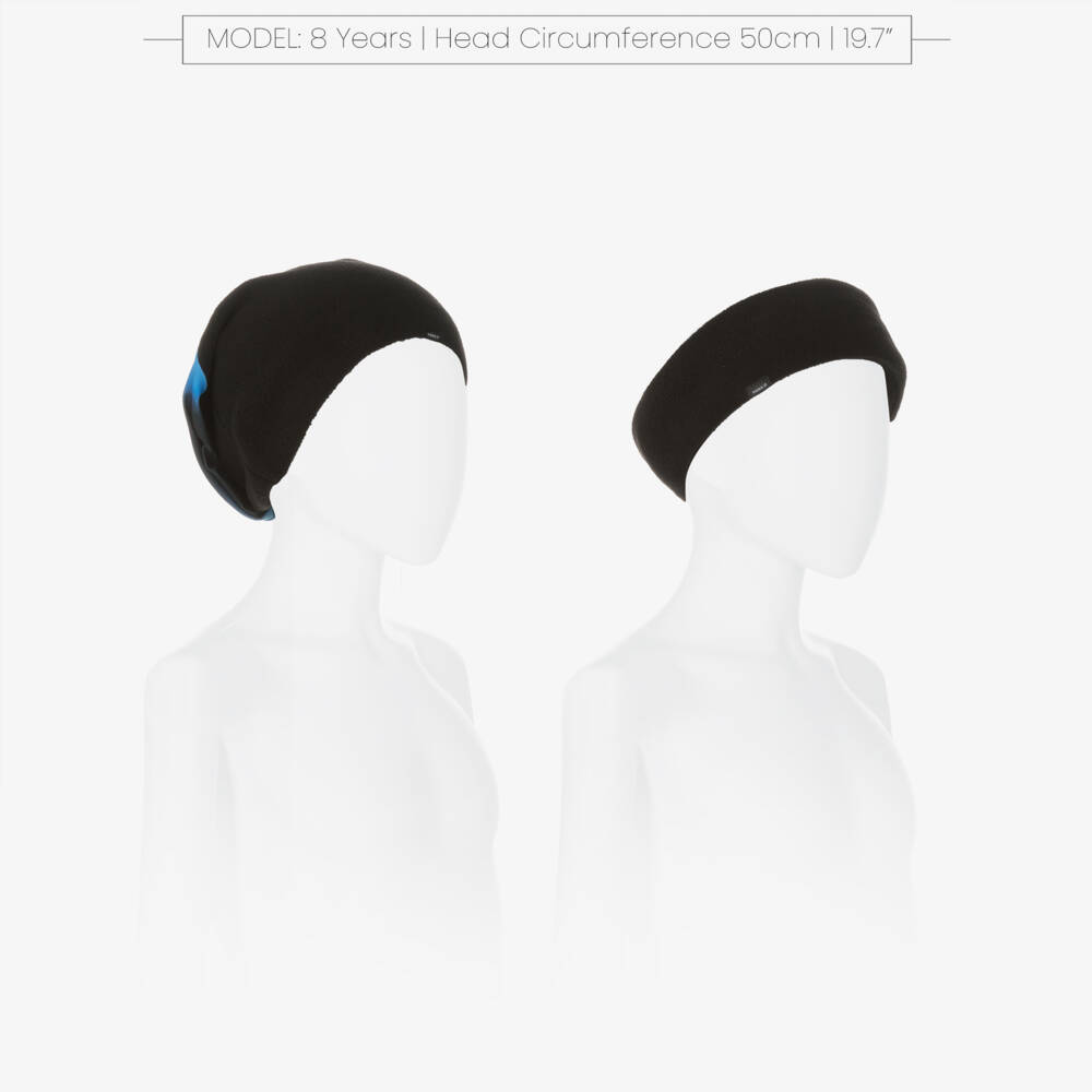 NAME IT-Black Fleece & Blue Jersey Multipurpose Snood | Childrensalon Outlet