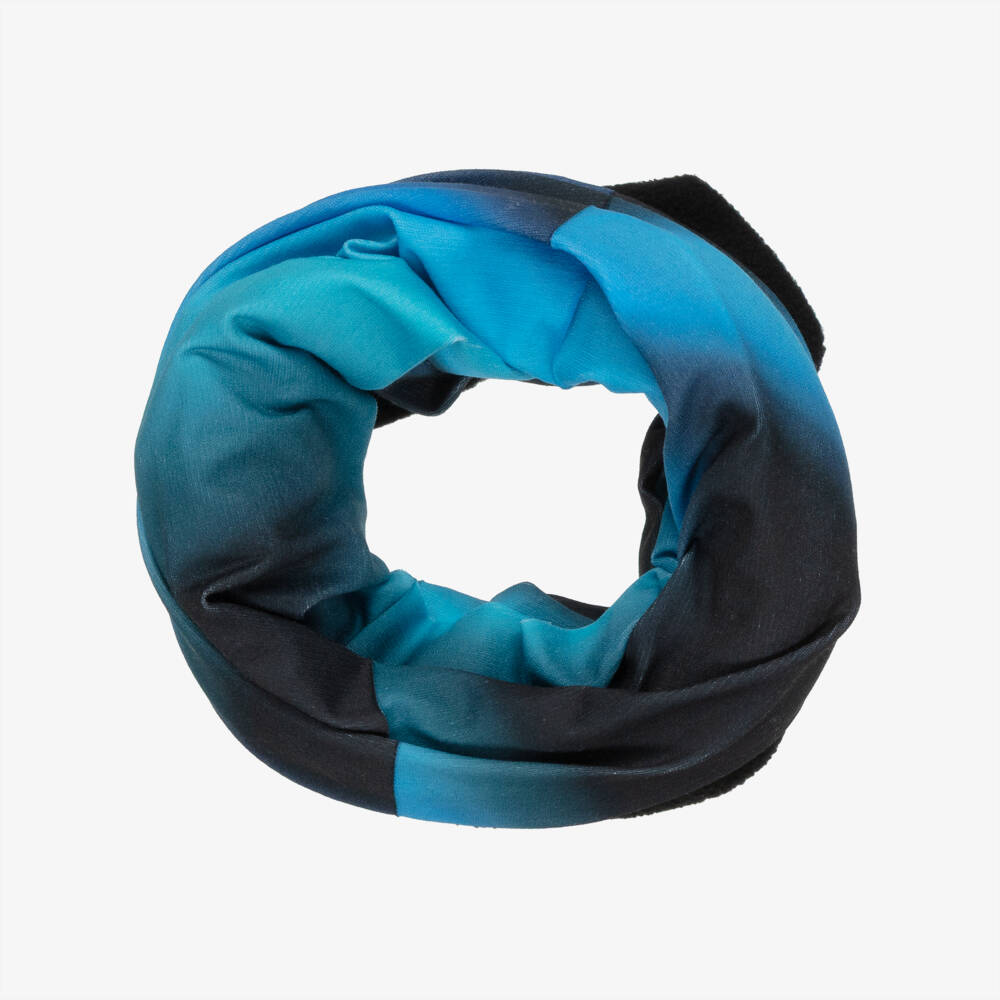 NAME IT-Black Fleece & Blue Jersey Multipurpose Snood | Childrensalon Outlet
