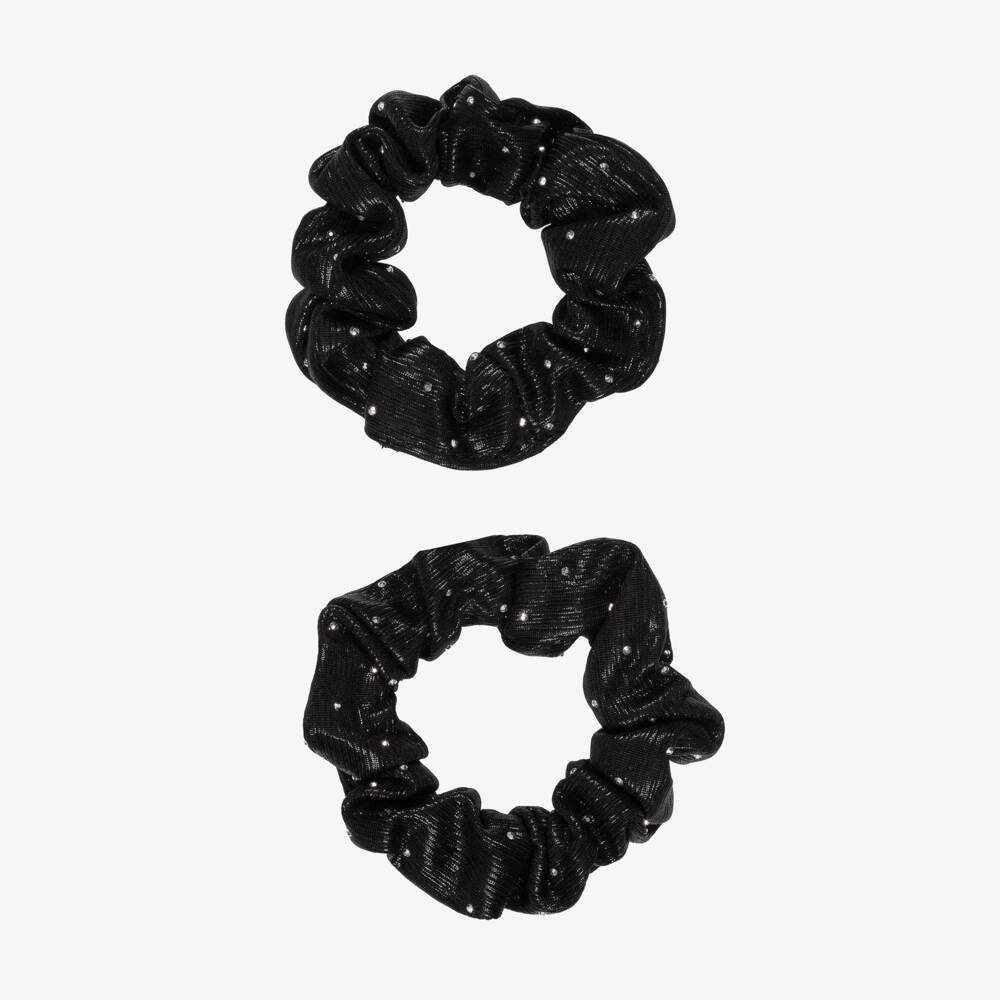 NAME IT-Black Hair Elastics Pack Of 2 | Childrensalon Outlet