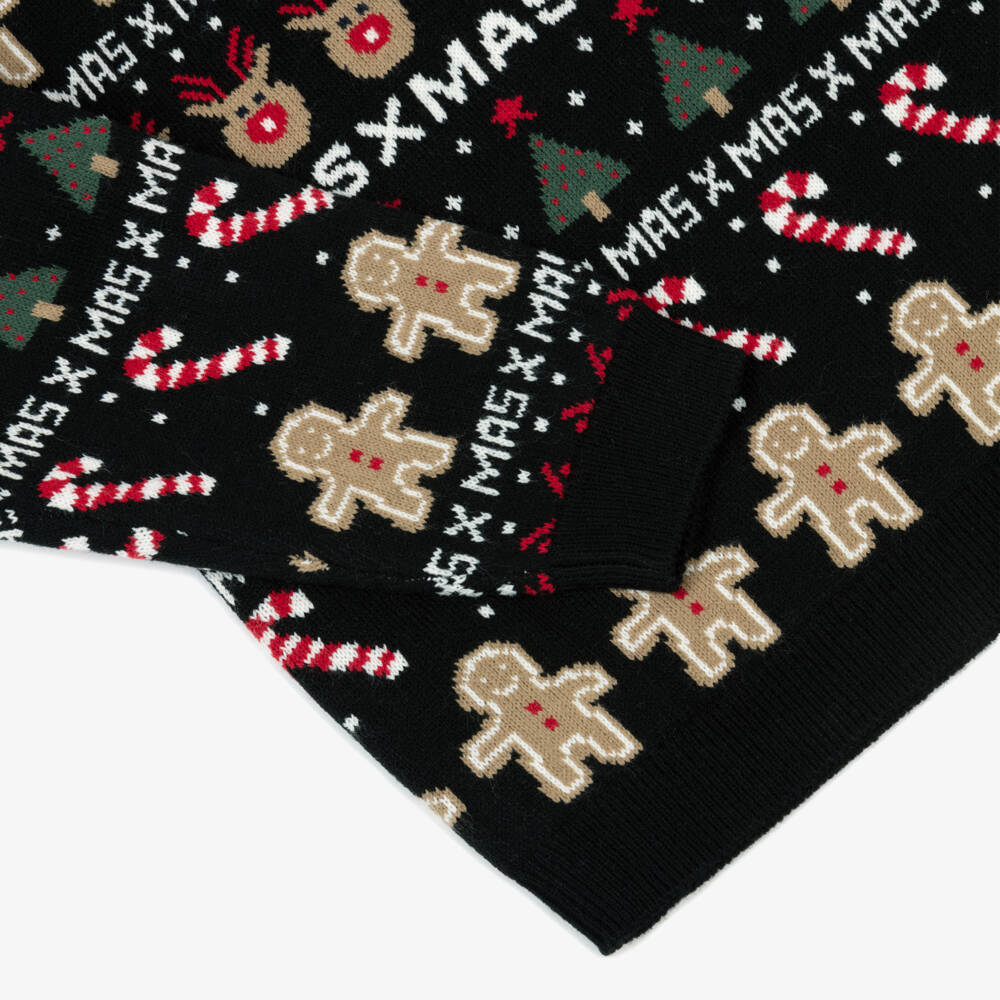 NAME IT-Black Xmas Sweater | Childrensalon Outlet