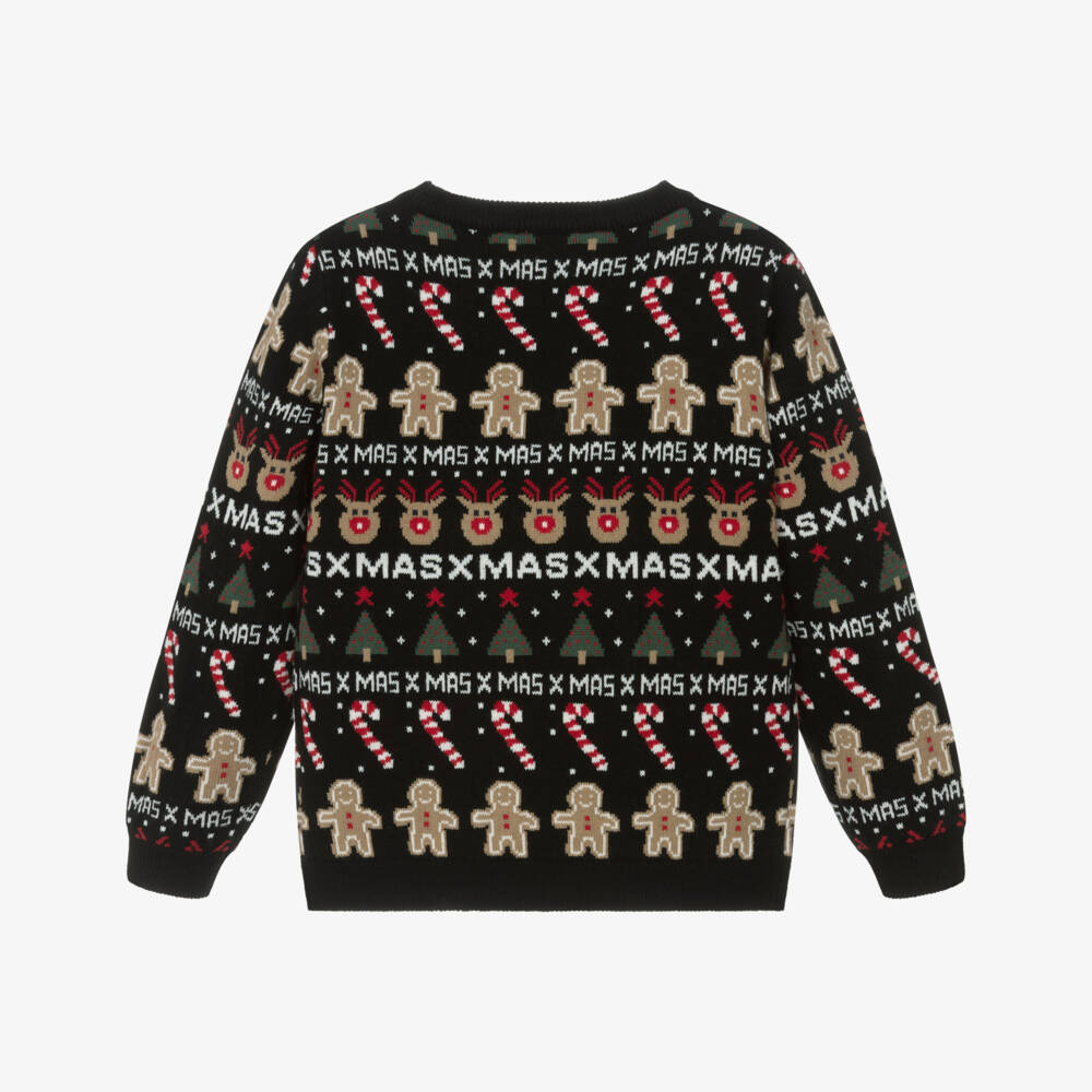 NAME IT-Black Xmas Sweater | Childrensalon Outlet