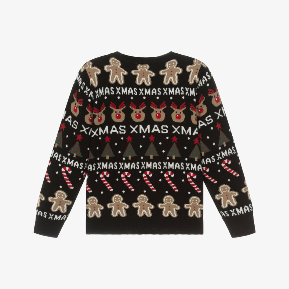 NAME IT-Black Xmas Sweater | Childrensalon Outlet