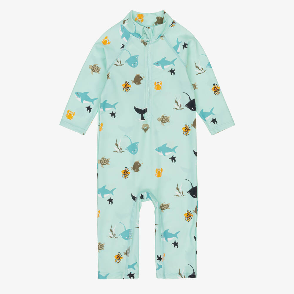 NAME IT-Солнцезащитный костюм голубой для мальчиков (UPF40+) | Childrensalon Outlet