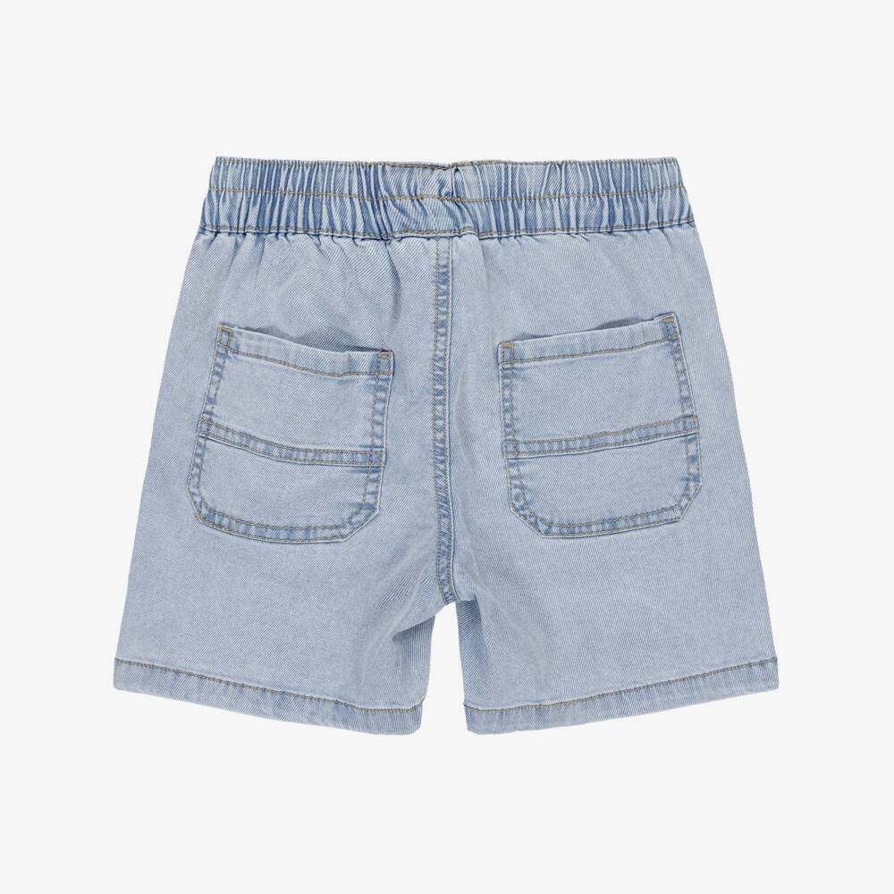NAME IT-Boys Azure Tone Denim Cutoffs | Childrensalon Outlet