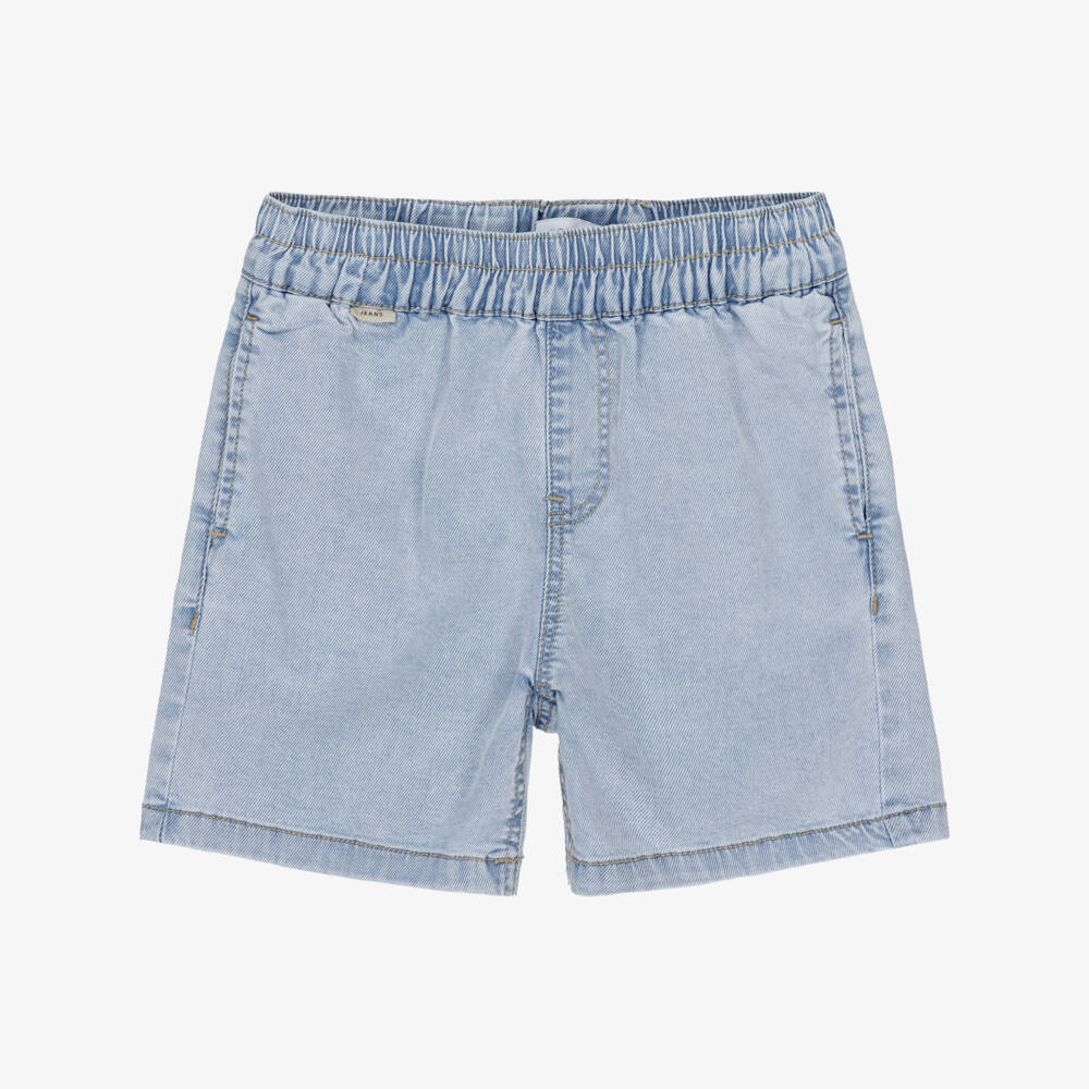 NAME IT-Boys Azure Tone Denim Cutoffs | Childrensalon Outlet
