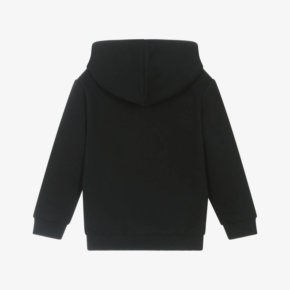 NAME IT-Boys Black Modern Hoodie Delight | Childrensalon Outlet