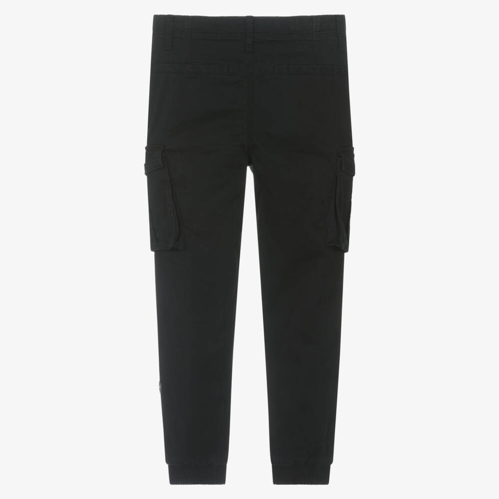 NAME IT-Чёрные эластичные карго брюки для мальчиков | Childrensalon Outlet