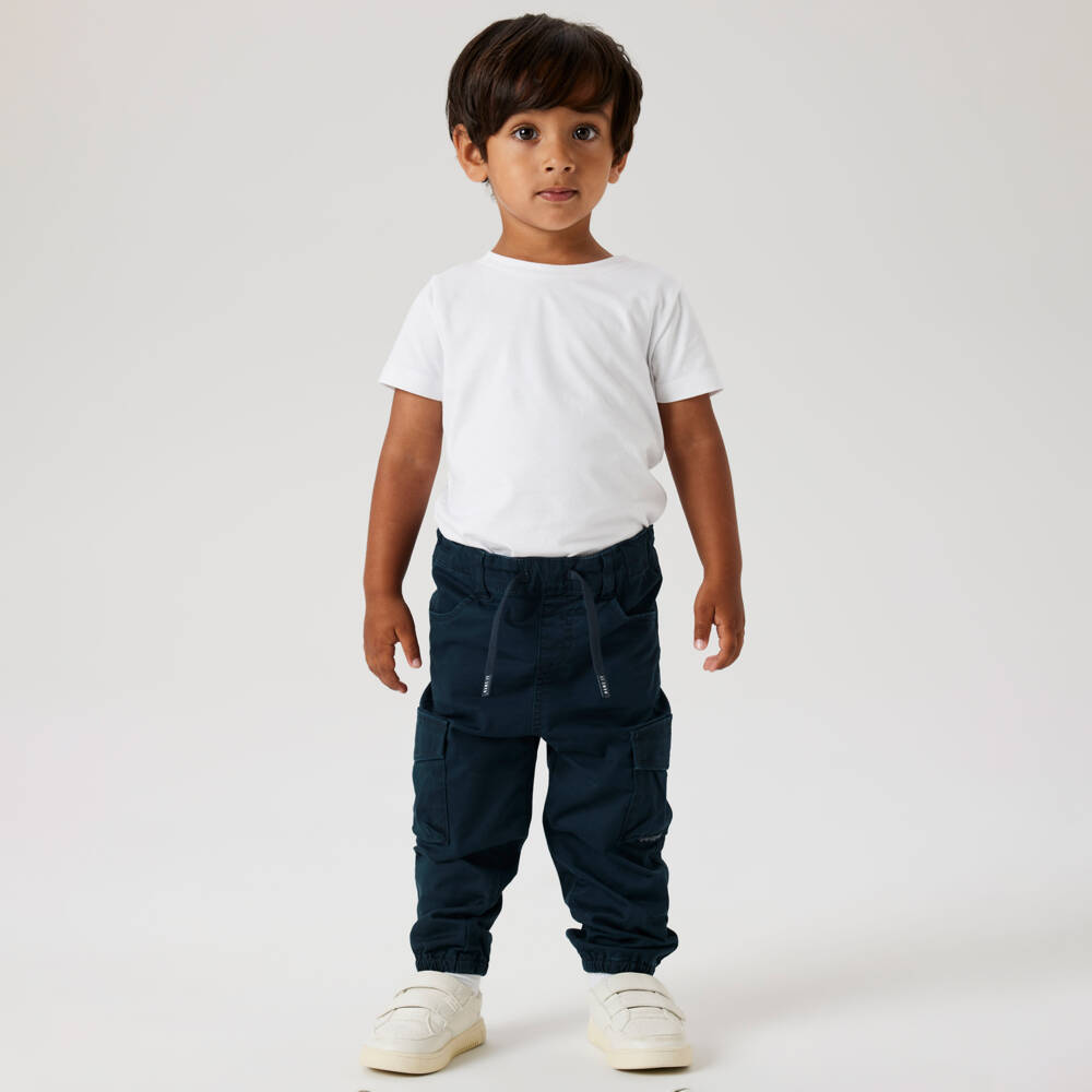 نيم إت-بنطلون كاجوال كارجو أزرق للأولاد | Childrensalon Outlet