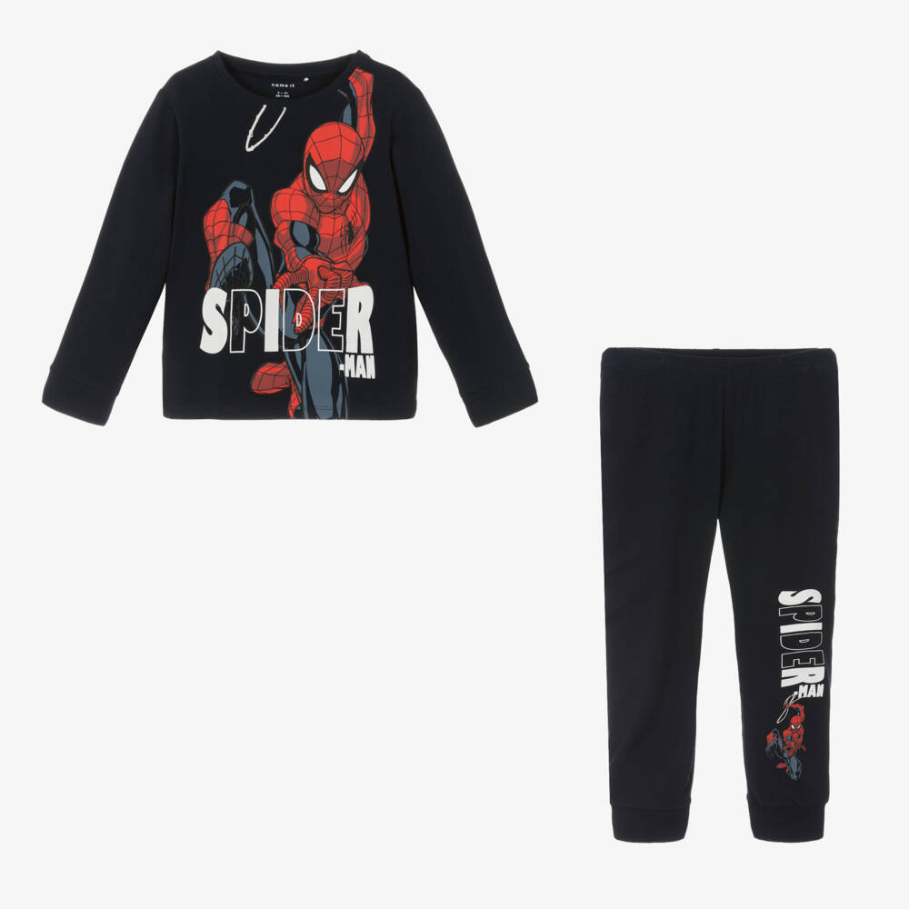 NAME IT-بيجاما قطنية زرقاء للأولاد بطبعة سبايدرمان | Childrensalon Outlet