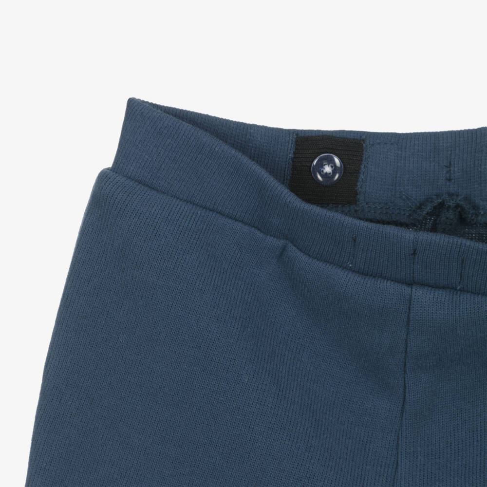 NAME IT-Boys Blue Jersey Shorts with Pockets | Childrensalon Outlet