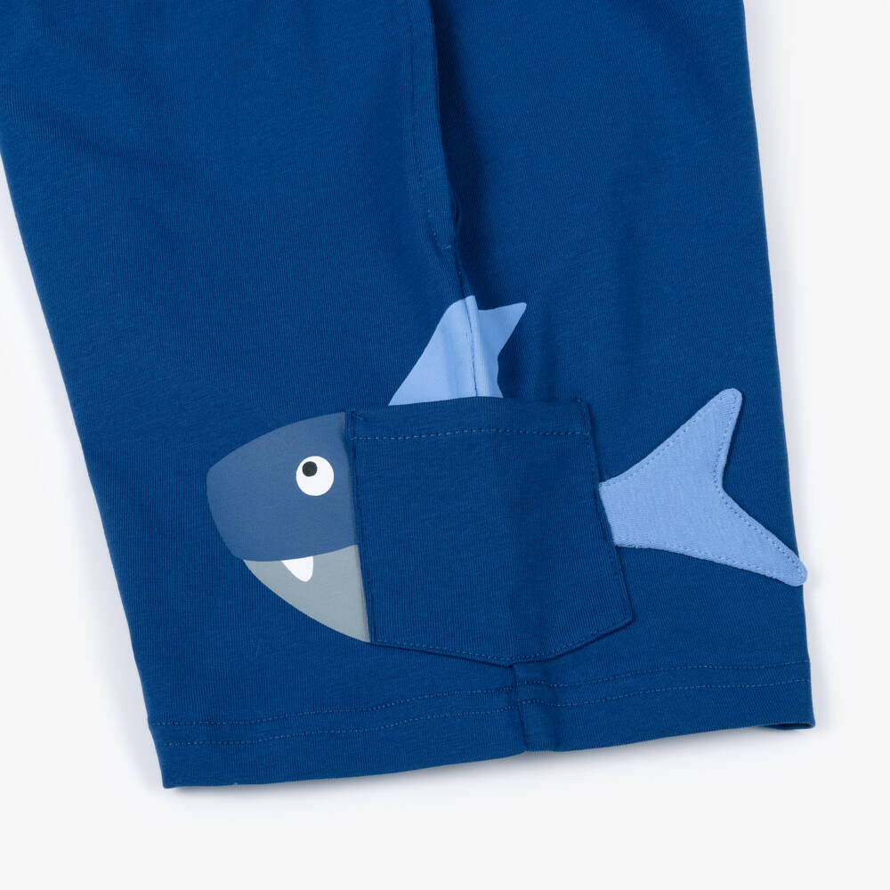 NAME IT-شورت مغامرات القرش الأزرق للأولاد | Childrensalon Outlet