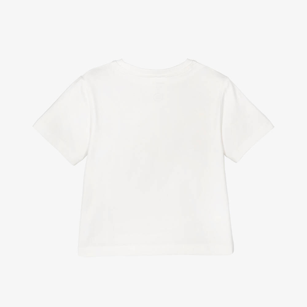 NAME IT-Boys Bright White Dino Tee | Childrensalon Outlet