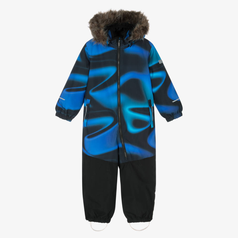 NAME IT-Boys Brilliant Blue Technical Snowsuit | Childrensalon Outlet