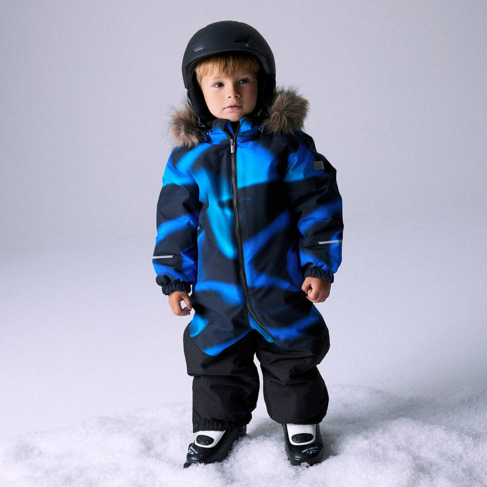 NAME IT-Boys Brilliant Blue Technical Snowsuit | Childrensalon Outlet