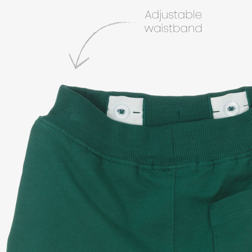 NAME IT-Boys Casual Organic Green Shorts | Childrensalon Outlet