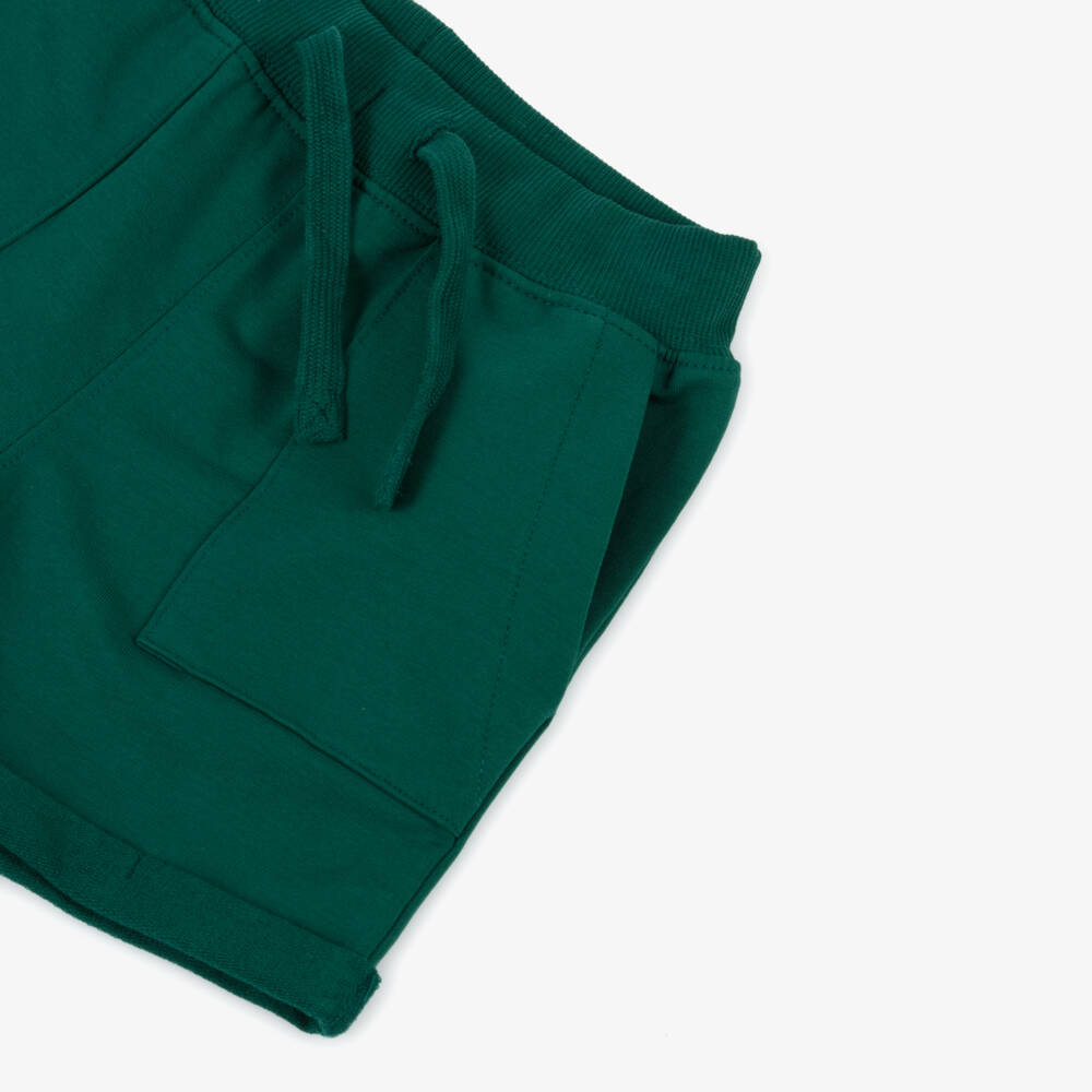 NAME IT-Boys Casual Organic Green Shorts | Childrensalon Outlet