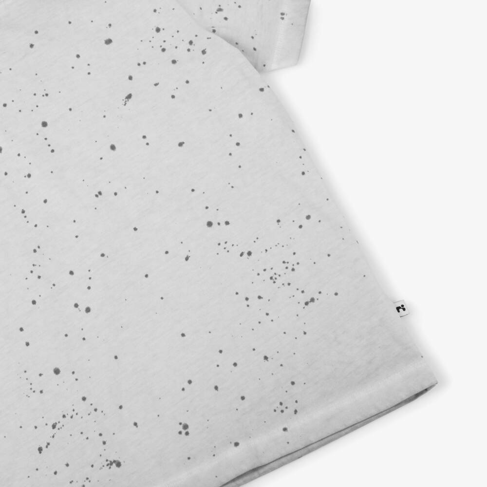 NAME IT-Boys Charcoal Splatter Cotton Tee | Childrensalon Outlet