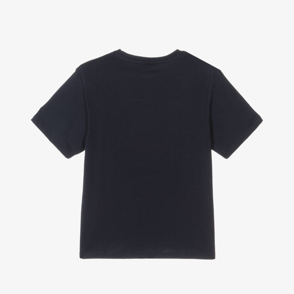 NAME IT-Boys Coastal Blue Cotton Tee | Childrensalon Outlet