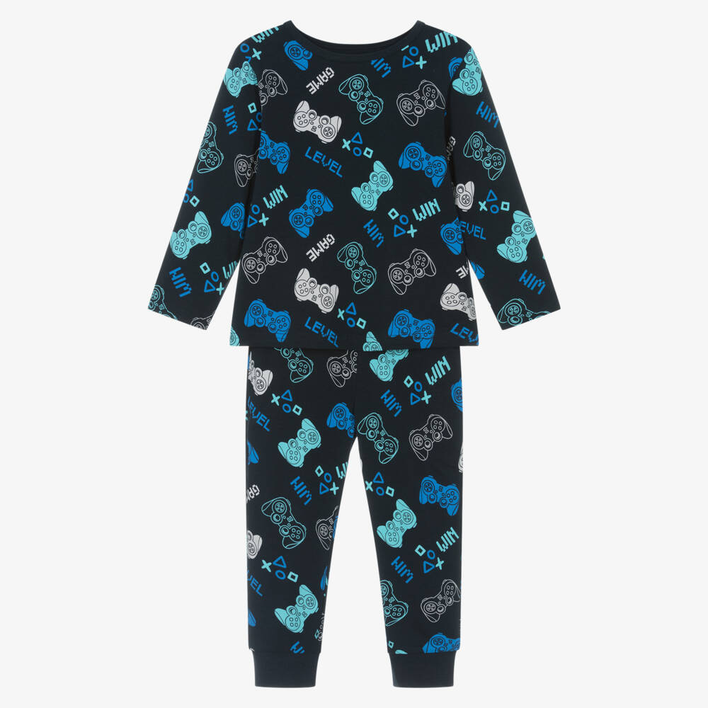 NAME IT-Boys Cozy Blue Gamer Sleepwear | Childrensalon Outlet