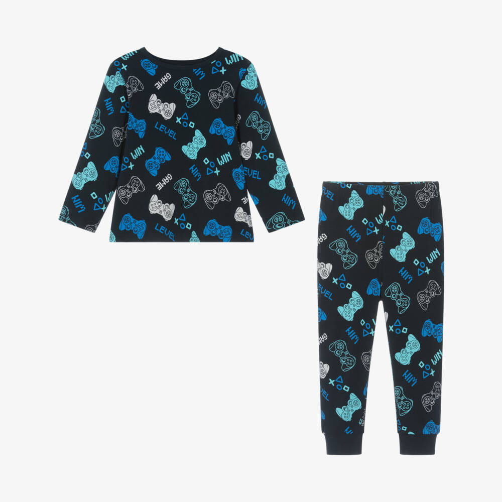 NAME IT-Boys Cozy Blue Gamer Sleepwear | Childrensalon Outlet