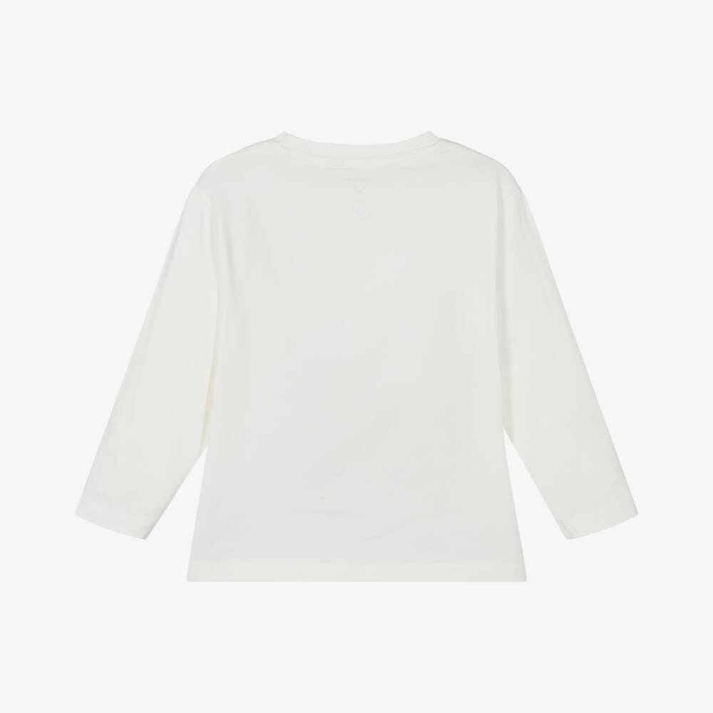 NAME IT-Boys Cream Dino Pocket Shirt | Childrensalon Outlet