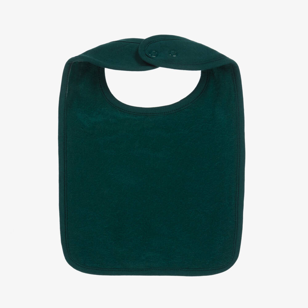 NAME IT-Boys Dark Green Festive Bib | Childrensalon Outlet