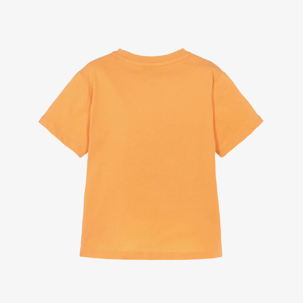 NAME IT-تيشيرت برتقالي للأولاد بطبعة ديناصور وزرافة | Childrensalon Outlet