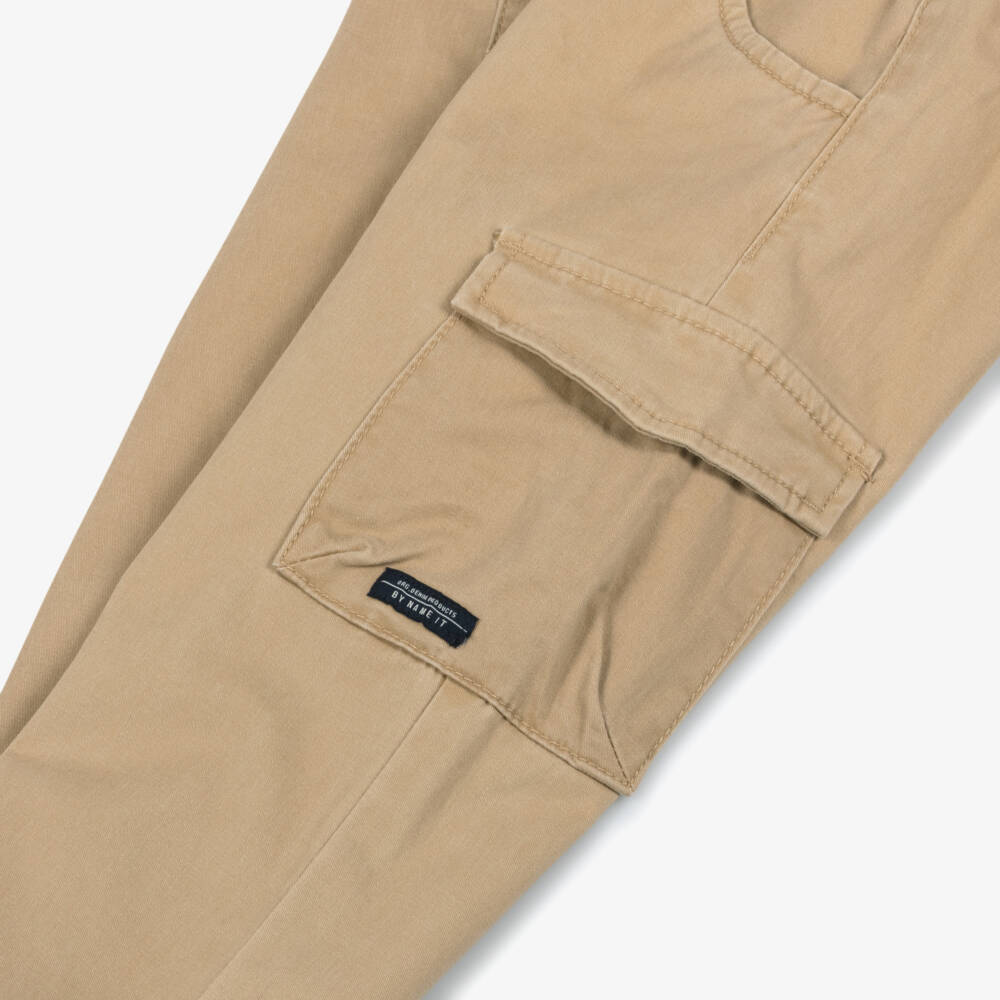 NAME IT-Boys Earthy Cotton Adventure Pants | Childrensalon Outlet