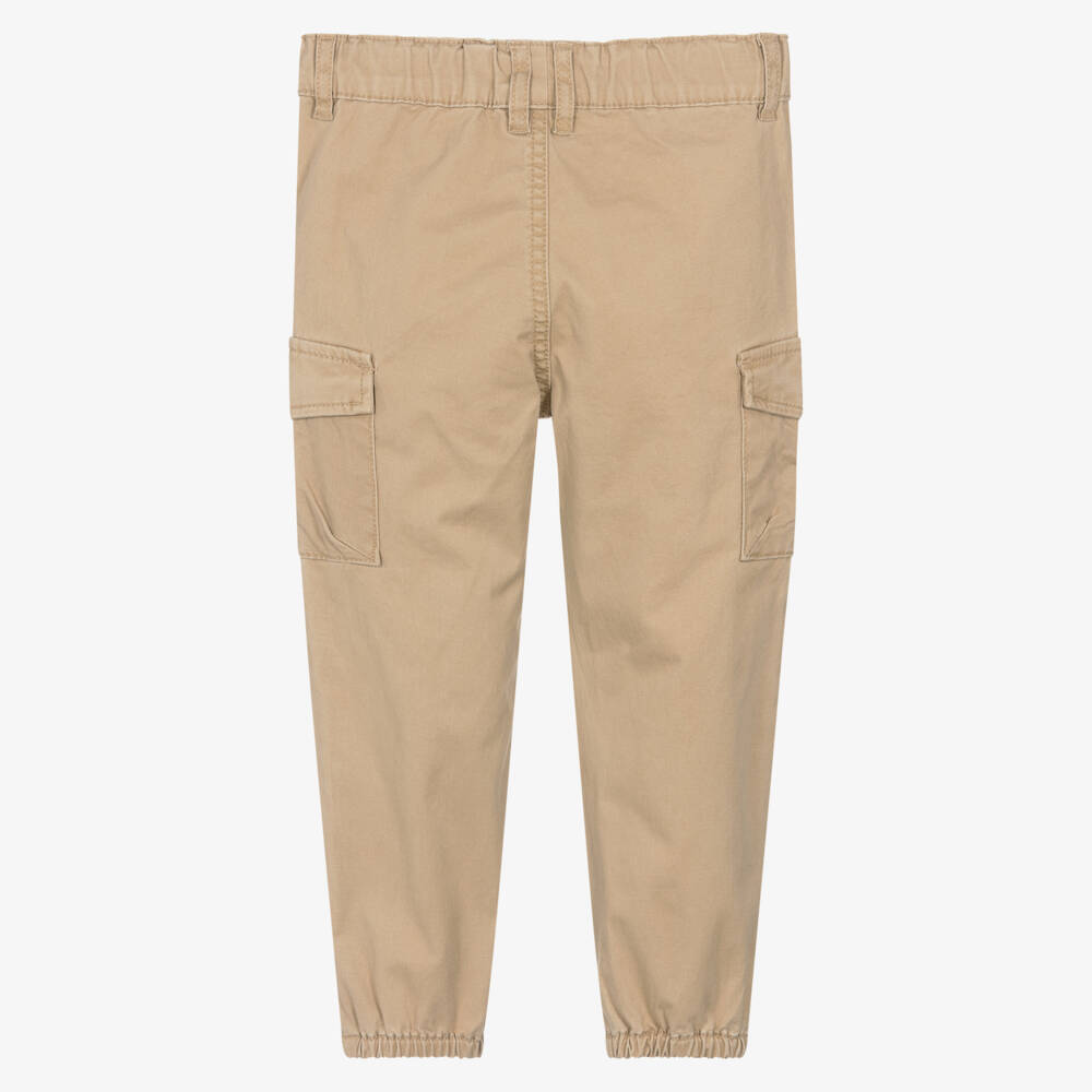 NAME IT-Boys Earthy Cotton Adventure Pants | Childrensalon Outlet