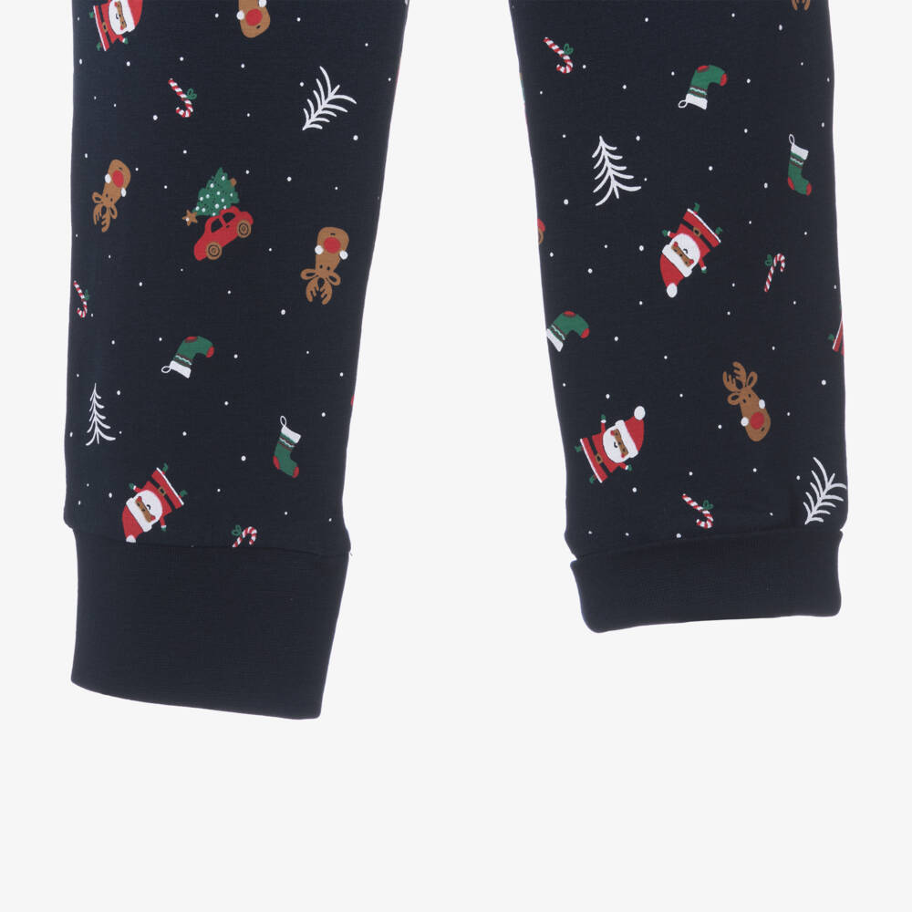 NAME IT-Boys Festive Blue Cotton Sleepwear | Childrensalon Outlet