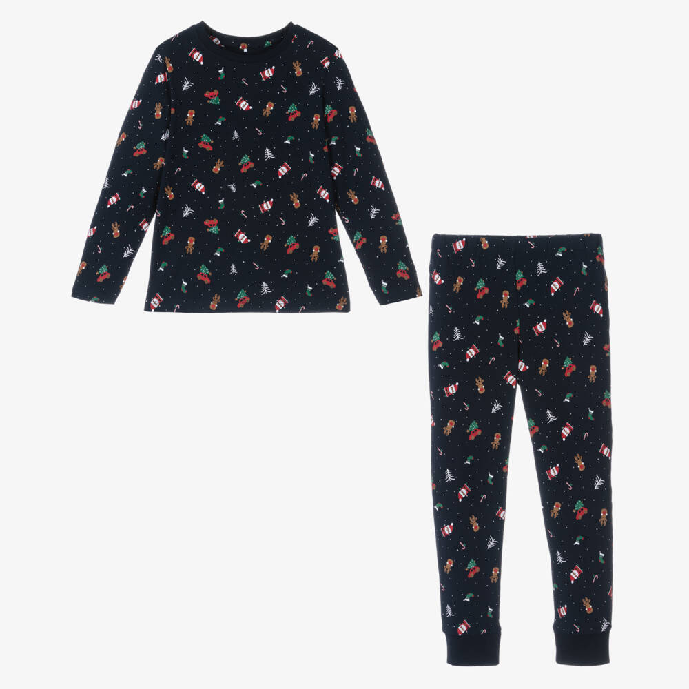 NAME IT-Boys Festive Blue Cotton Sleepwear | Childrensalon Outlet