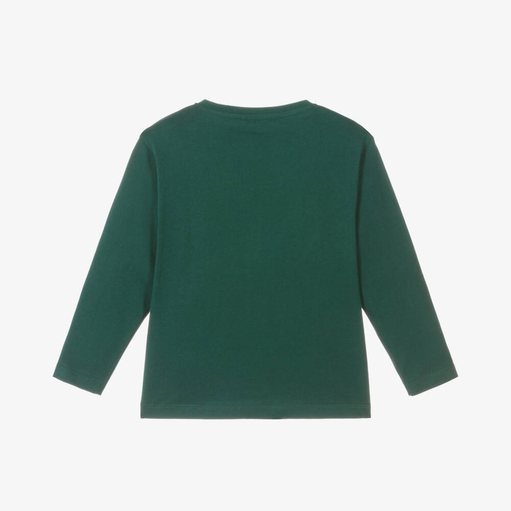 NAME IT-Boys Festive Green Reindeer Shirt | Childrensalon Outlet