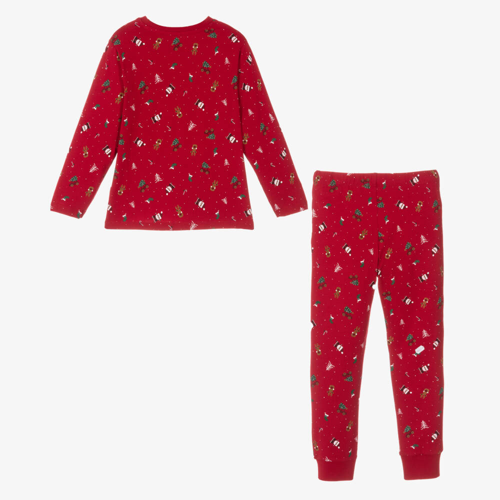 NAME IT-Boys Festive Red Pyjama Set | Childrensalon Outlet