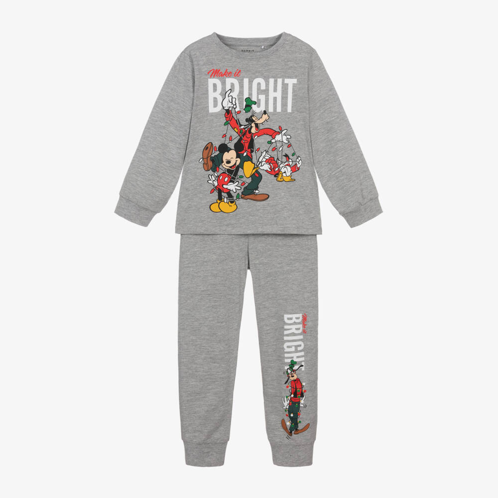 NAME IT-Boys Grey Disney Cotton Sleepwear | Childrensalon Outlet