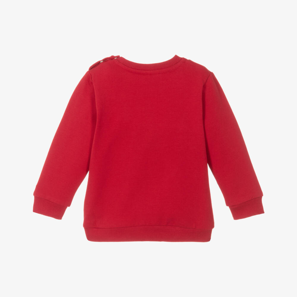 NAME IT-Boys Joyful Red Cotton Jumper | Childrensalon Outlet