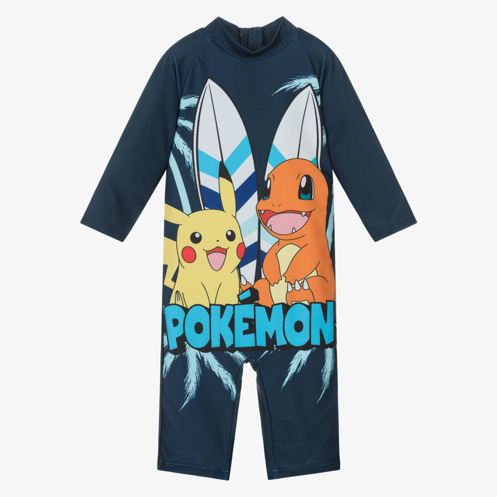 NAME IT-Солнцезащитный костюм синий для мальчиков Покемон (UPF40+) | Childrensalon Outlet