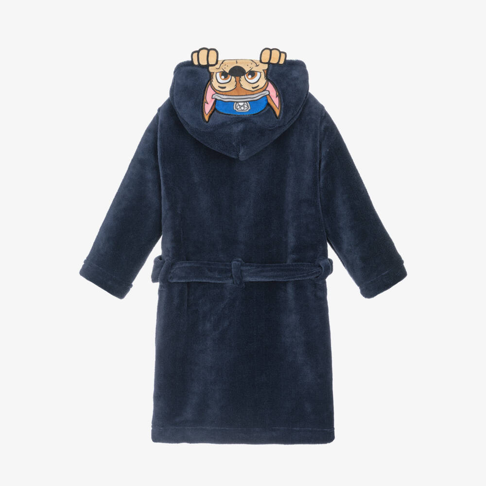 NAME IT-Boys Navy Blue Velour Paw Patrol Dressing Gown | Childrensalon Outlet