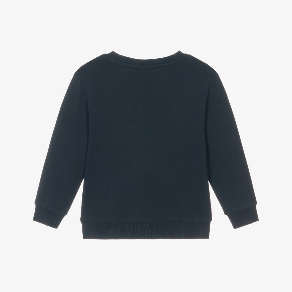 NAME IT-Boys Navy Dinosaur Holiday Jumper | Childrensalon Outlet