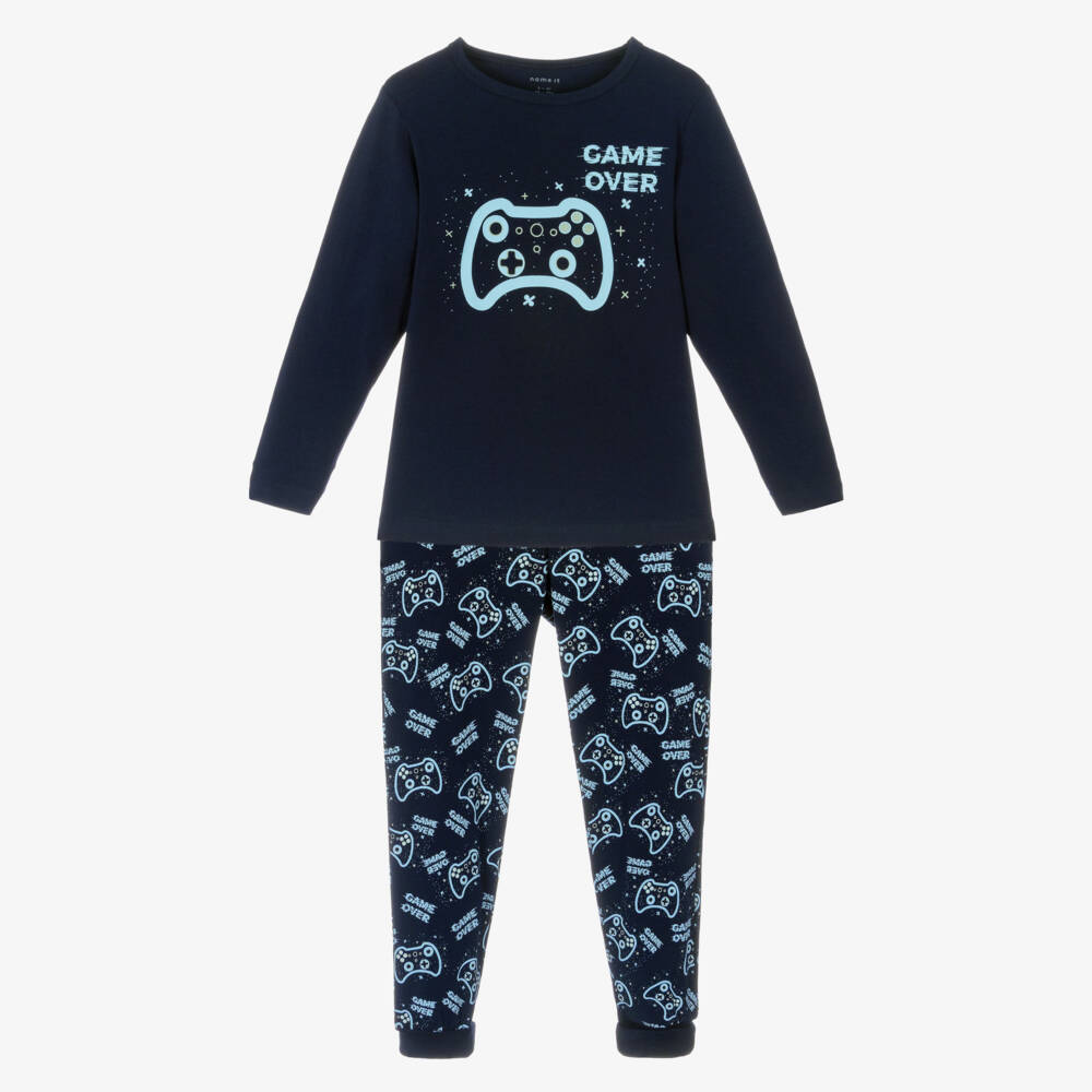 NAME IT-Boys Navy Gaming Nightwear | Childrensalon Outlet