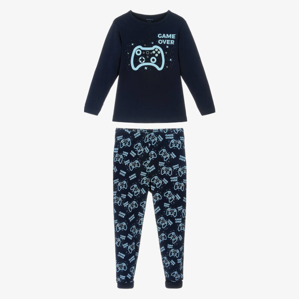 NAME IT-Boys Navy Gaming Nightwear | Childrensalon Outlet
