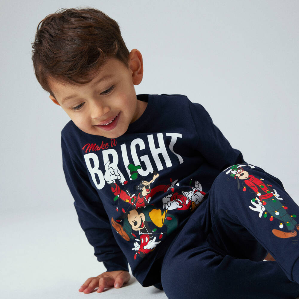 NAME IT-Boys Navy Holiday Disney Nightwear | Childrensalon Outlet