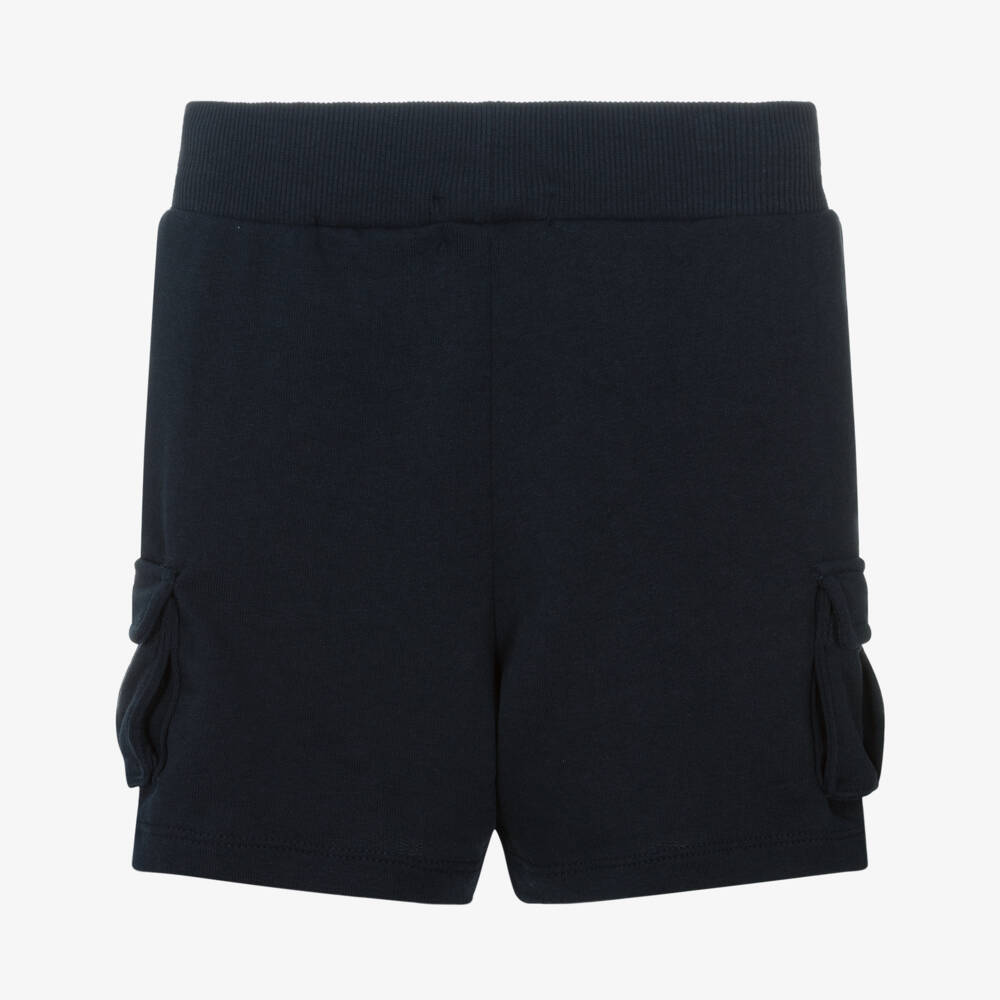 NAME IT-Boys Ocean Blue Jersey Cargo Bottoms | Childrensalon Outlet