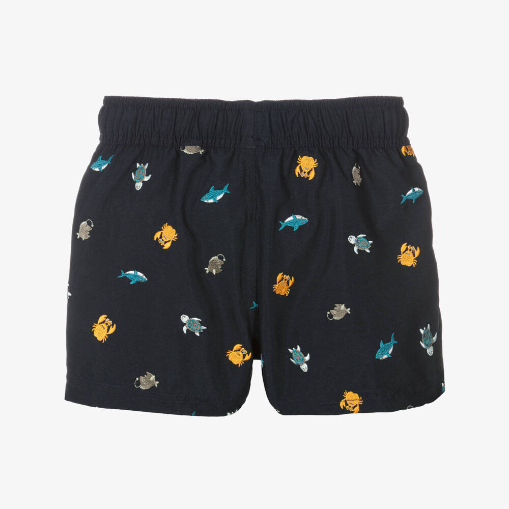 NAME IT-شورت سباحة أزرق للأولاد بطابع المحيط | Childrensalon Outlet