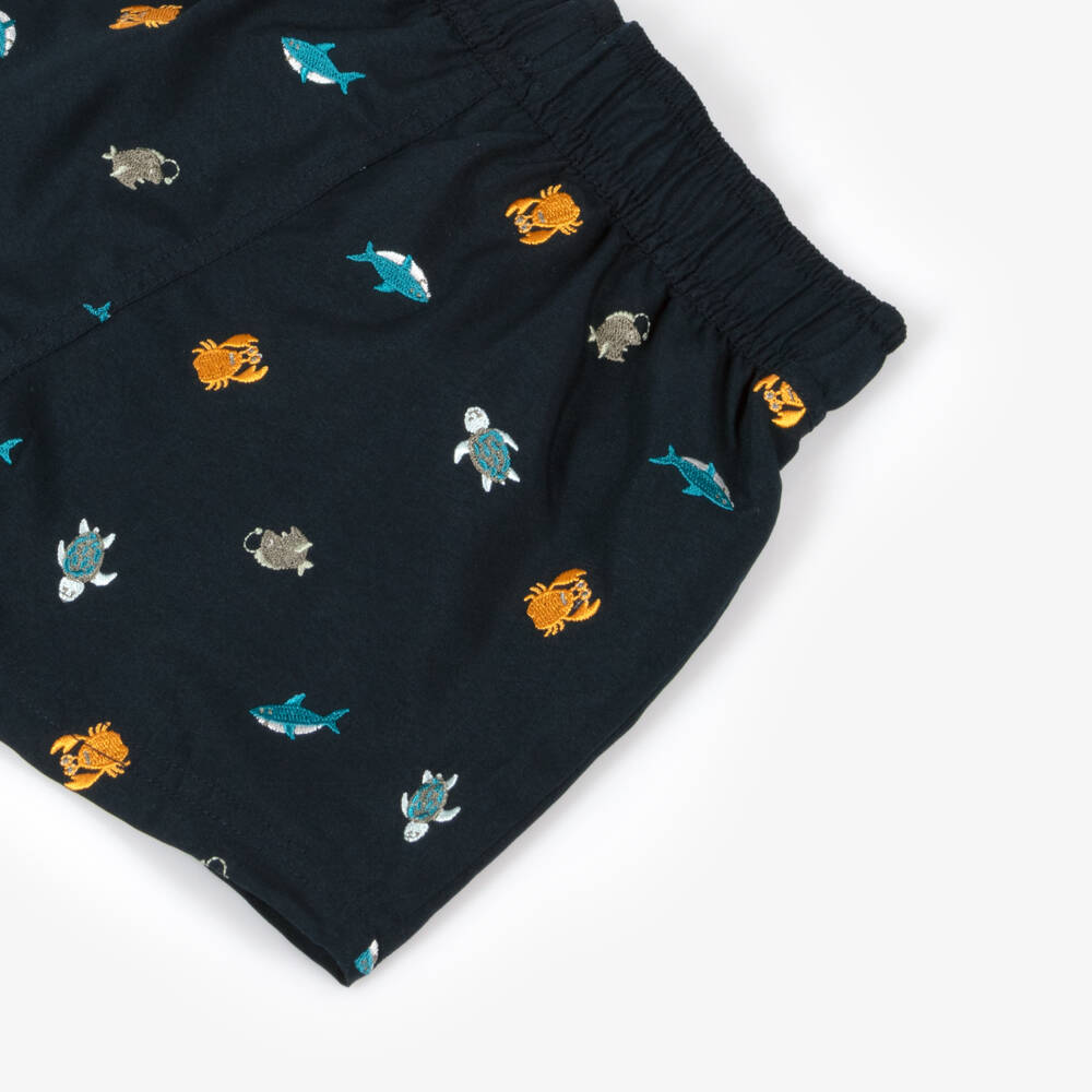 NAME IT-شورت سباحة أزرق للأولاد بطابع المحيط | Childrensalon Outlet