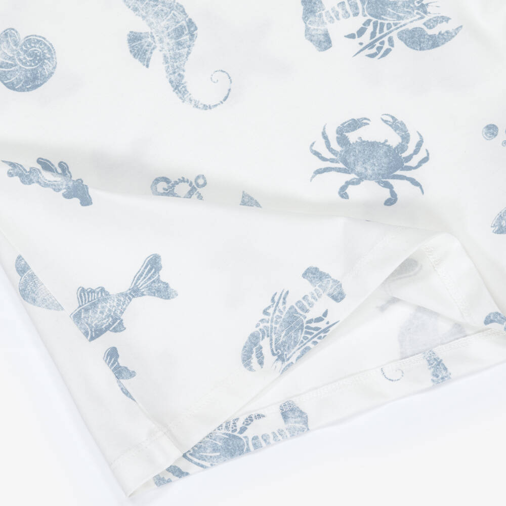 NAME IT-Boys Organic Sea Life Tee | Childrensalon Outlet