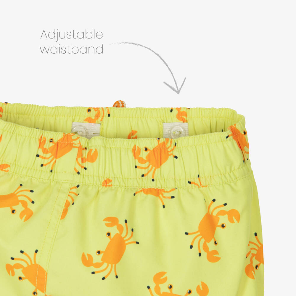 NAME IT-Boys Sunshine Crab Swim Trunks | Childrensalon Outlet