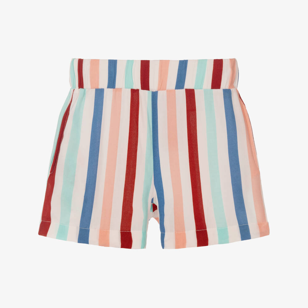 NAME IT-Boys Vibrant Multi-Stripe Summer Shorts | Childrensalon Outlet